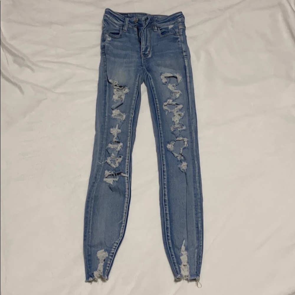 Blue Jeggings